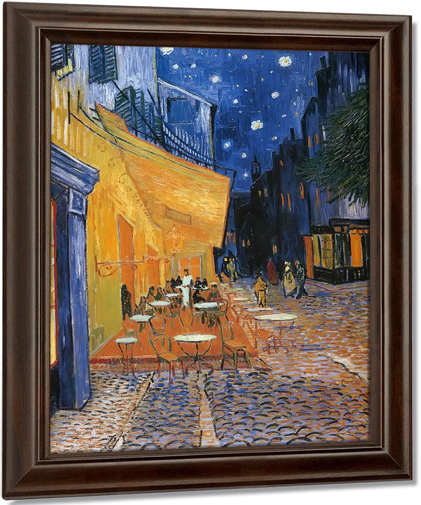 Terrace Of A Cafe At Night By Vincent Van Gogh Fine Art Print