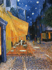 Terrace Of A Cafe At Night By Vincent Van Gogh Fine Art Print