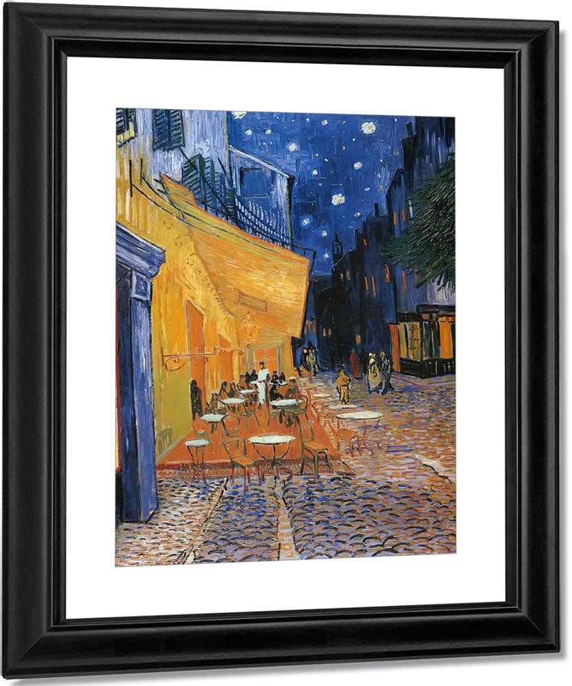 Terrace Of A Cafe At Night By Vincent Van Gogh Fine Art Print