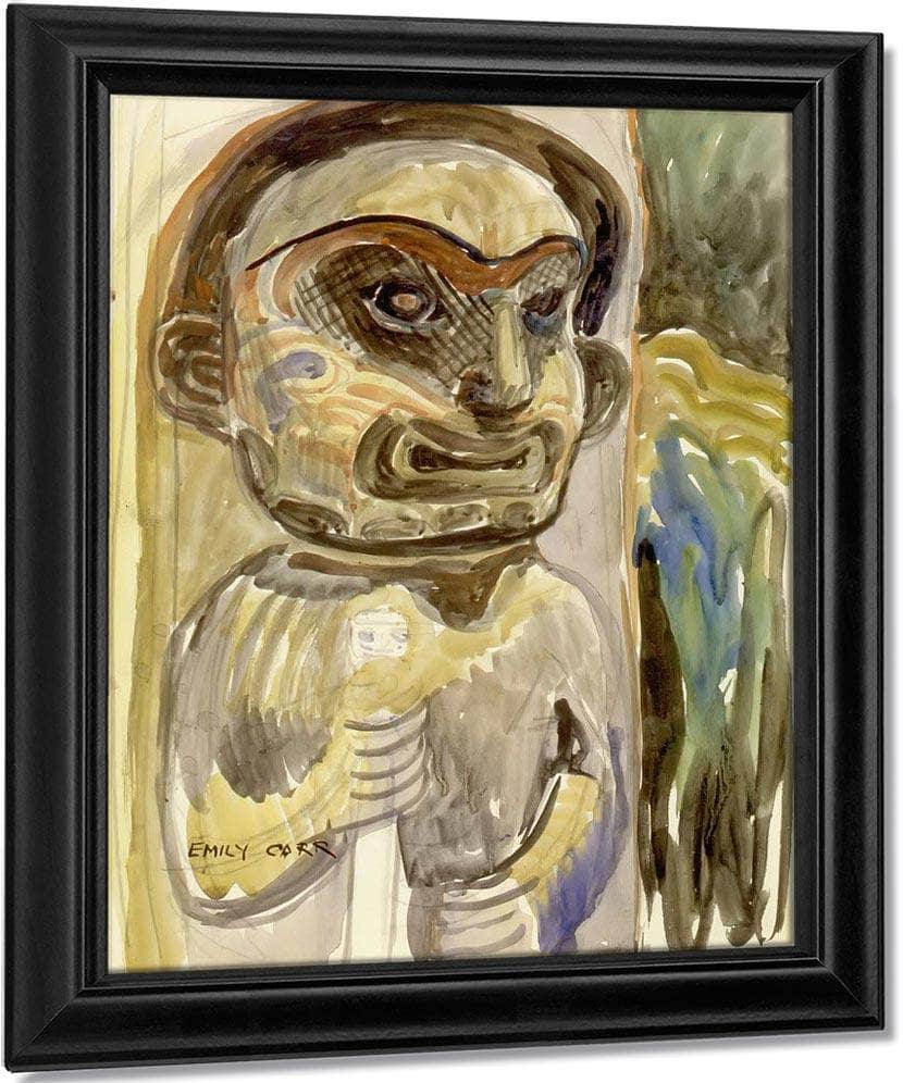 Terrible Totem By Koskimo By Emily Carr Fine Art Print