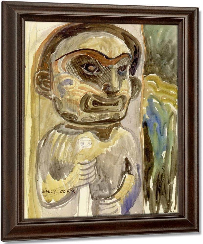 Terrible Totem By Koskimo By Emily Carr Fine Art Print