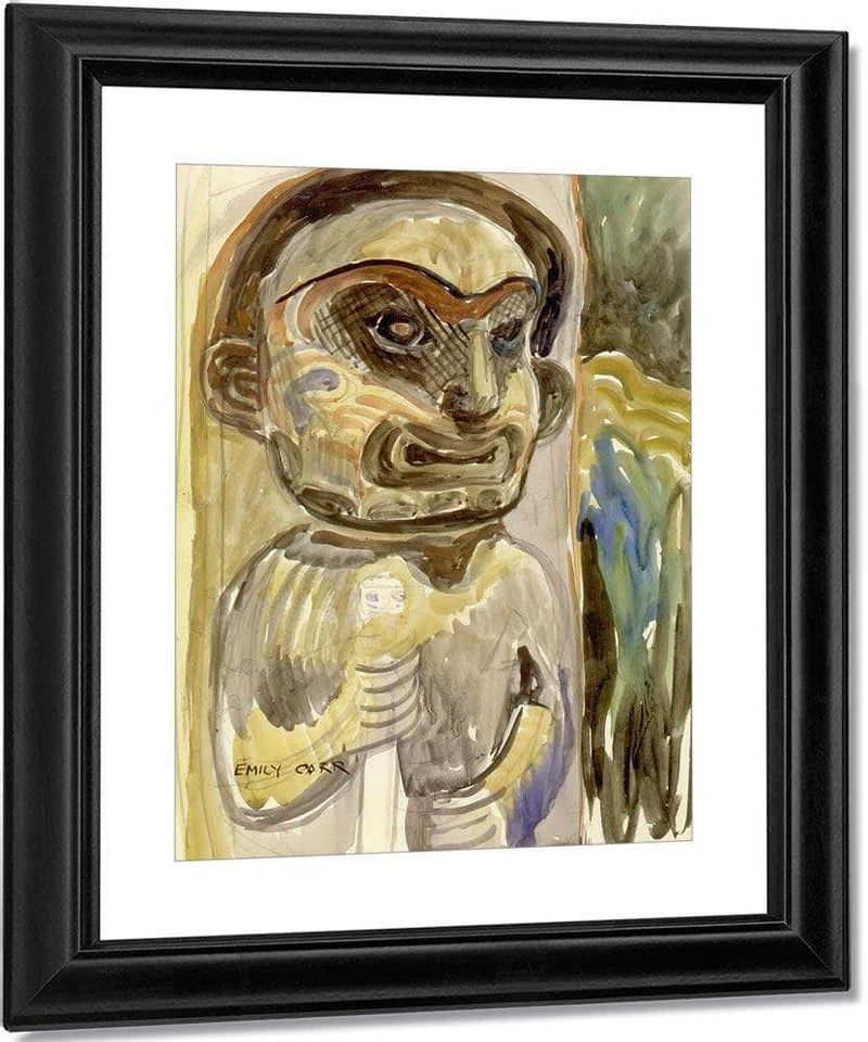 Terrible Totem By Koskimo By Emily Carr Fine Art Print