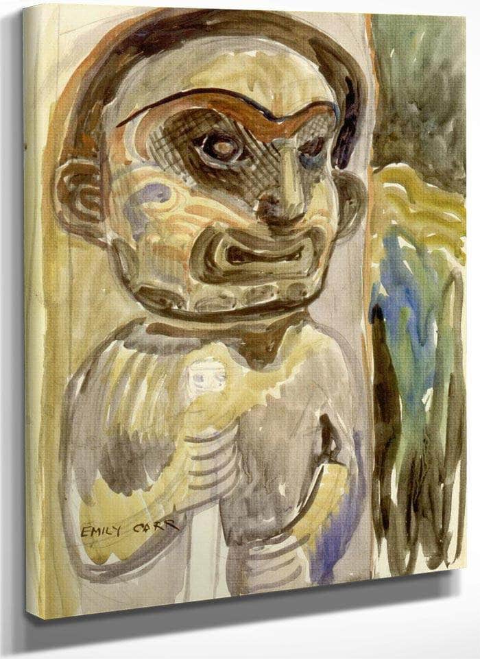 Terrible Totem By Koskimo By Emily Carr Fine Art Print