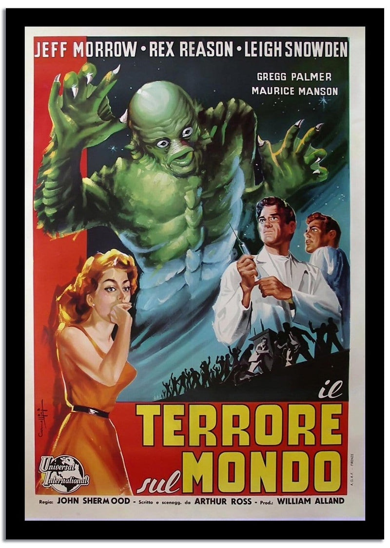 Terrore Mon Do  Vintage Poster Fine Art Print