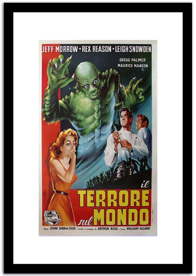 Terrore Mon Do  Vintage Poster Fine Art Print