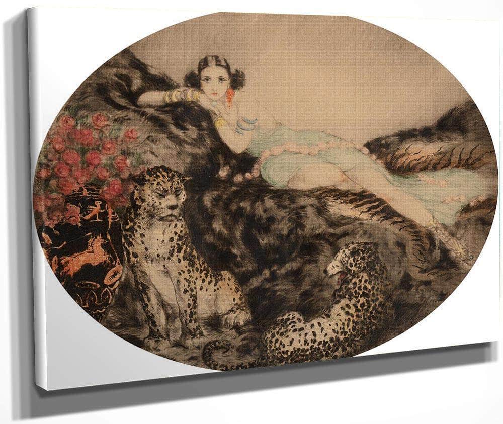 Thais 1927 By Louis Icart Fine Art Print