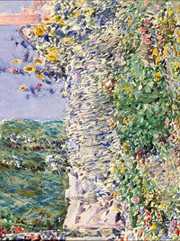 Thaxter's Garden By Childe Hassam Fine Art Print