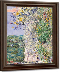 Thaxter's Garden By Childe Hassam Fine Art Print