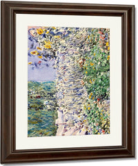 Thaxter's Garden By Childe Hassam Fine Art Print