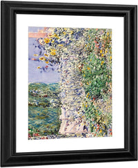 Thaxter's Garden By Childe Hassam Fine Art Print