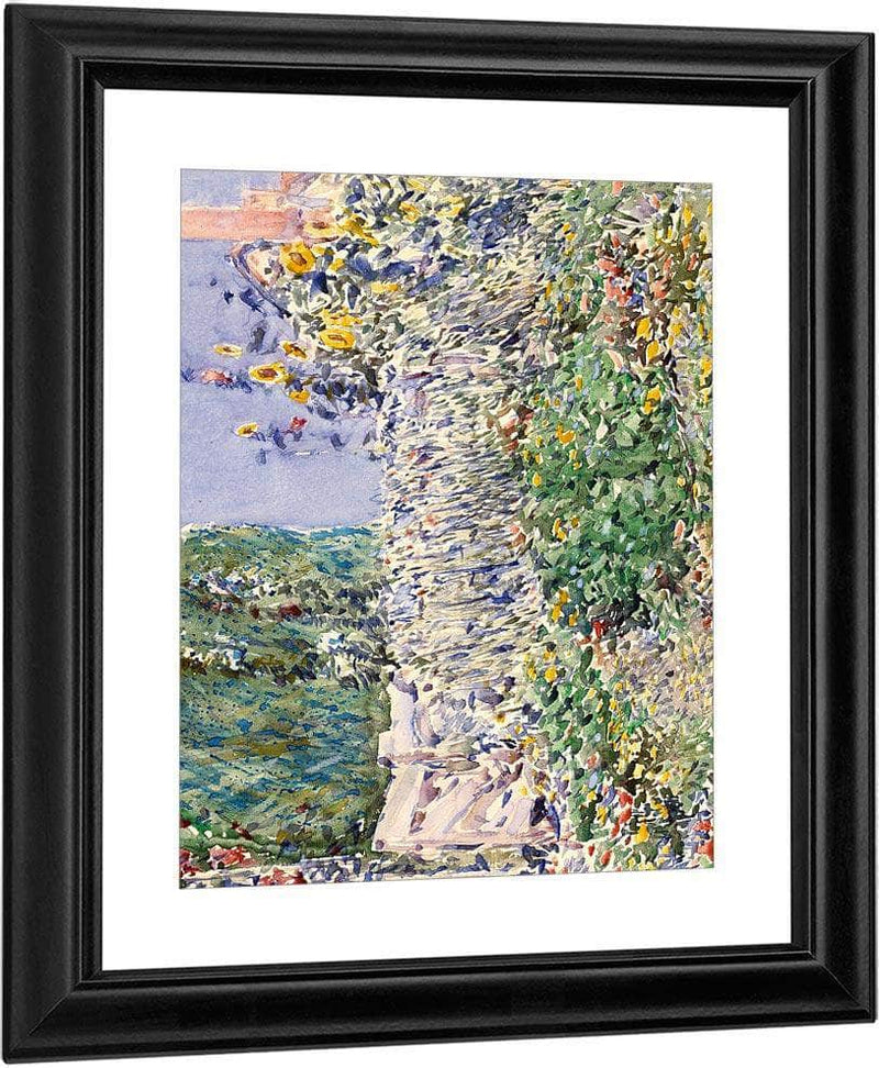 Thaxter's Garden By Childe Hassam Fine Art Print