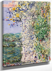 Thaxter's Garden By Childe Hassam Fine Art Print