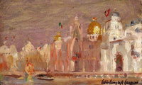 The 1900 Paris Exposition By Colin Campbell Cooper Fine Art Print