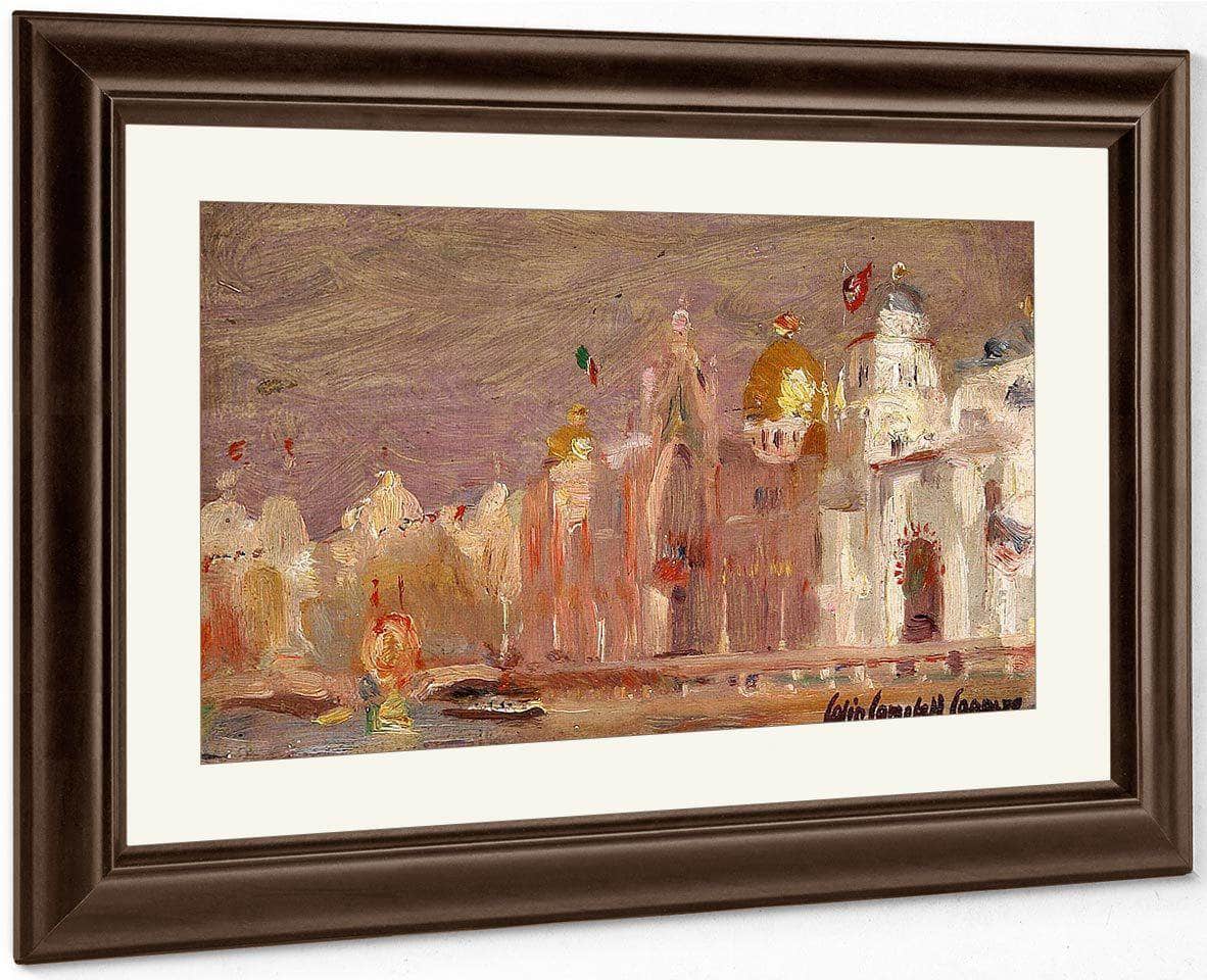The 1900 Paris Exposition By Colin Campbell Cooper Fine Art Print