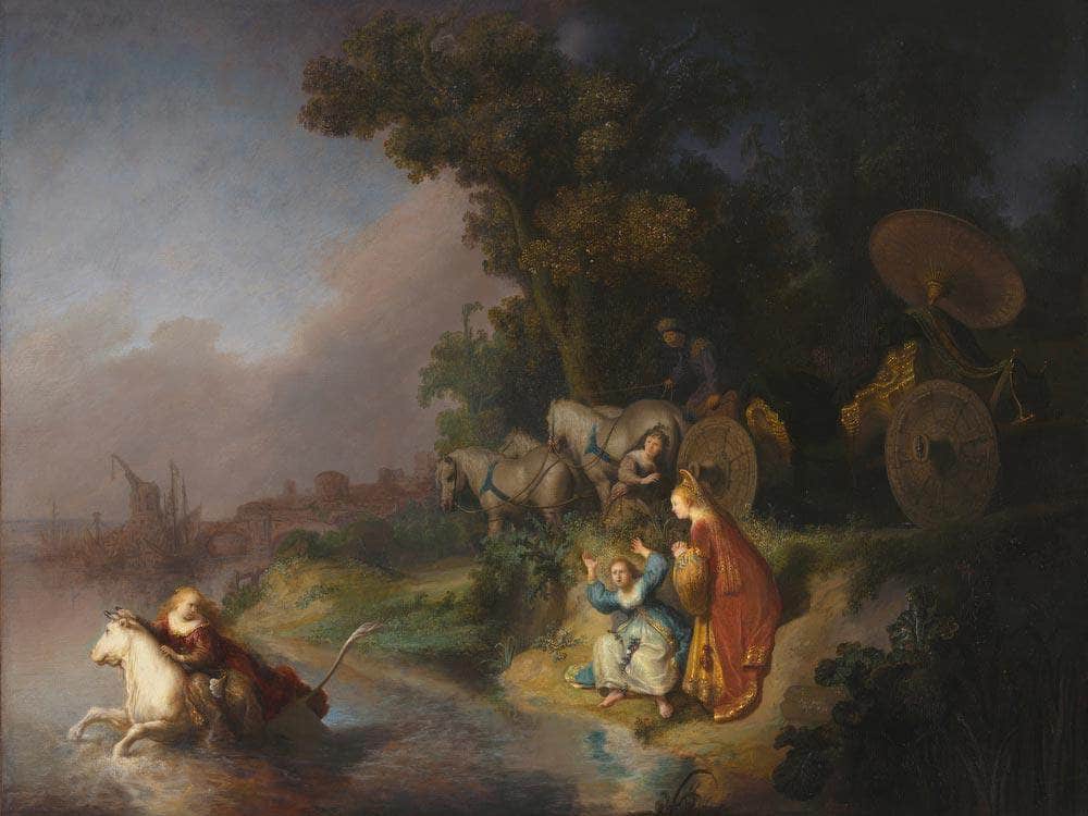The Abduction Of Europa Rembrandt Fine Art Print