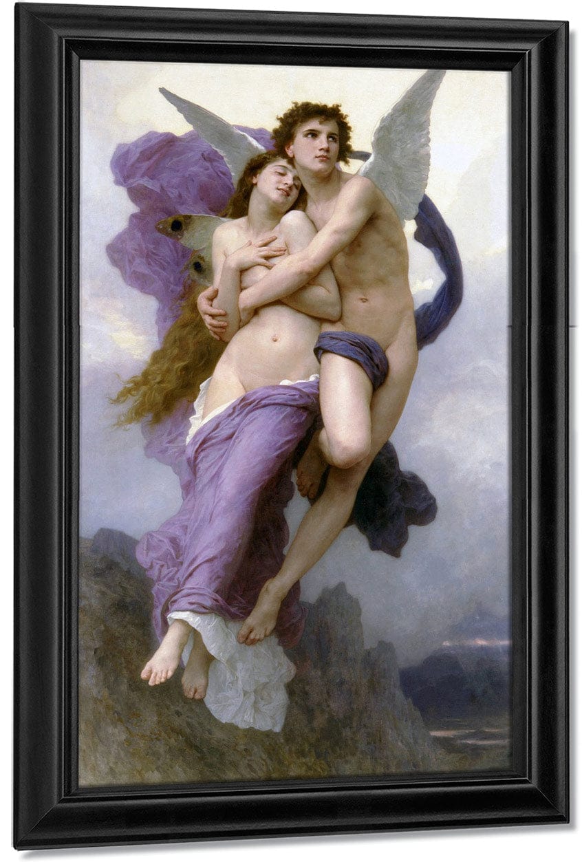 The Abduction Of Psyche 1895 By William Adolphe Bouguereau Fine Art Print