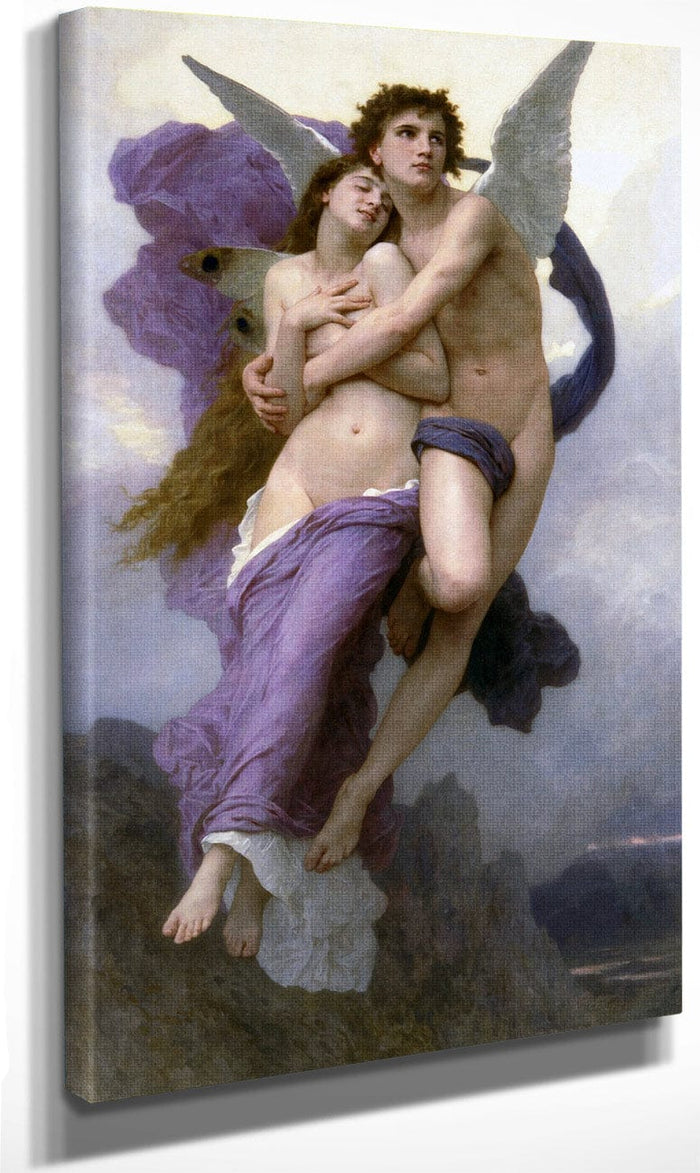 The Abduction Of Psyche 1895 By William Adolphe Bouguereau Fine Art Print