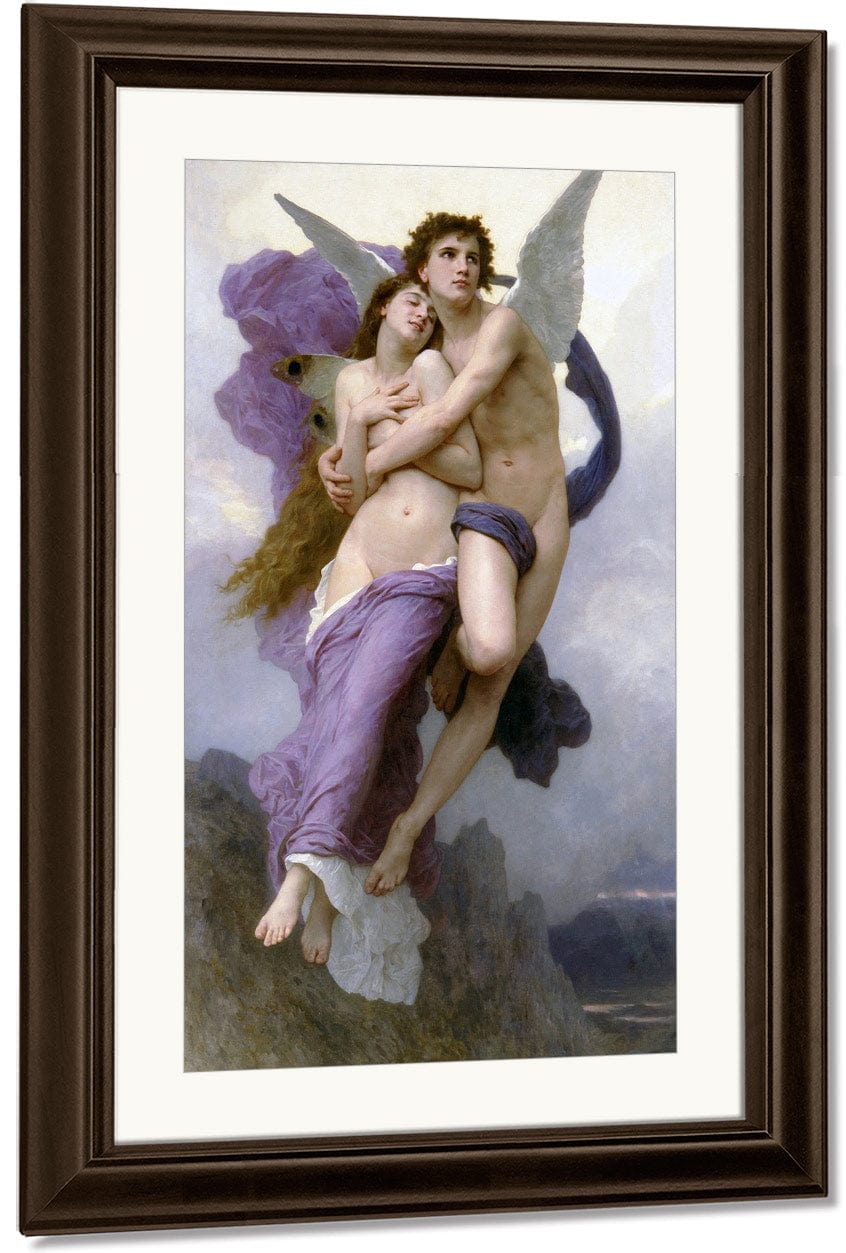 The Abduction Of Psyche 1895 By William Adolphe Bouguereau Fine Art Print