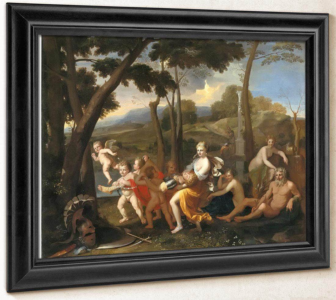 The Abduction Of Rinaldo By Nicholas Poussin Fine Art Print