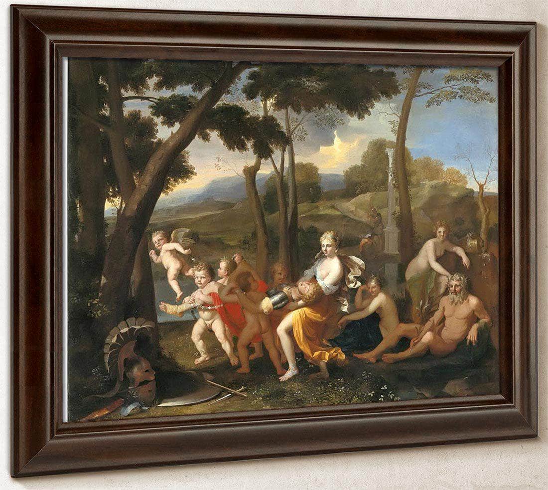 The Abduction Of Rinaldo By Nicholas Poussin Fine Art Print