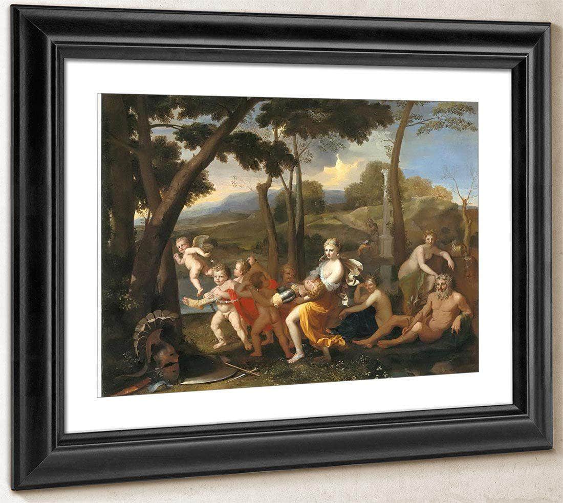 The Abduction Of Rinaldo By Nicholas Poussin Fine Art Print