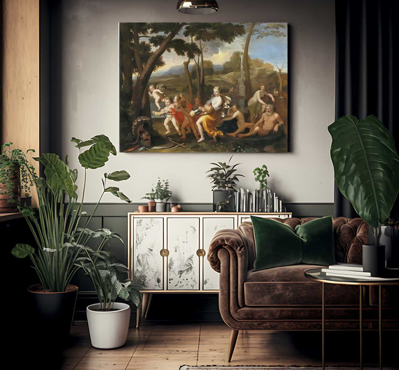 The Abduction Of Rinaldo By Nicholas Poussin Fine Art Print