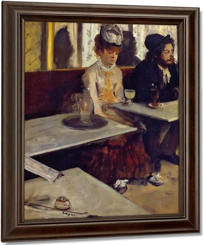 The Absinth Drinker By Edgar Degas Fine Art Print