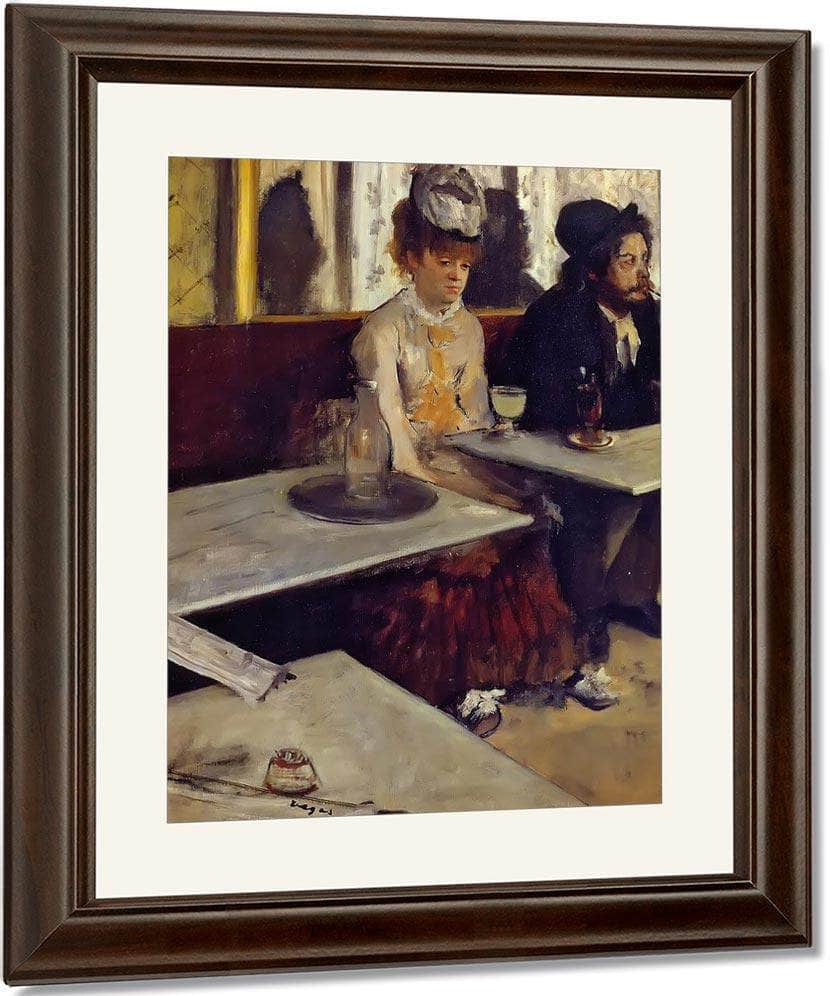 The Absinth Drinker By Edgar Degas Fine Art Print