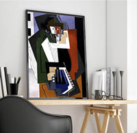 The Accordion Player Painting Gino Severini Canvas Art Fine Art Print