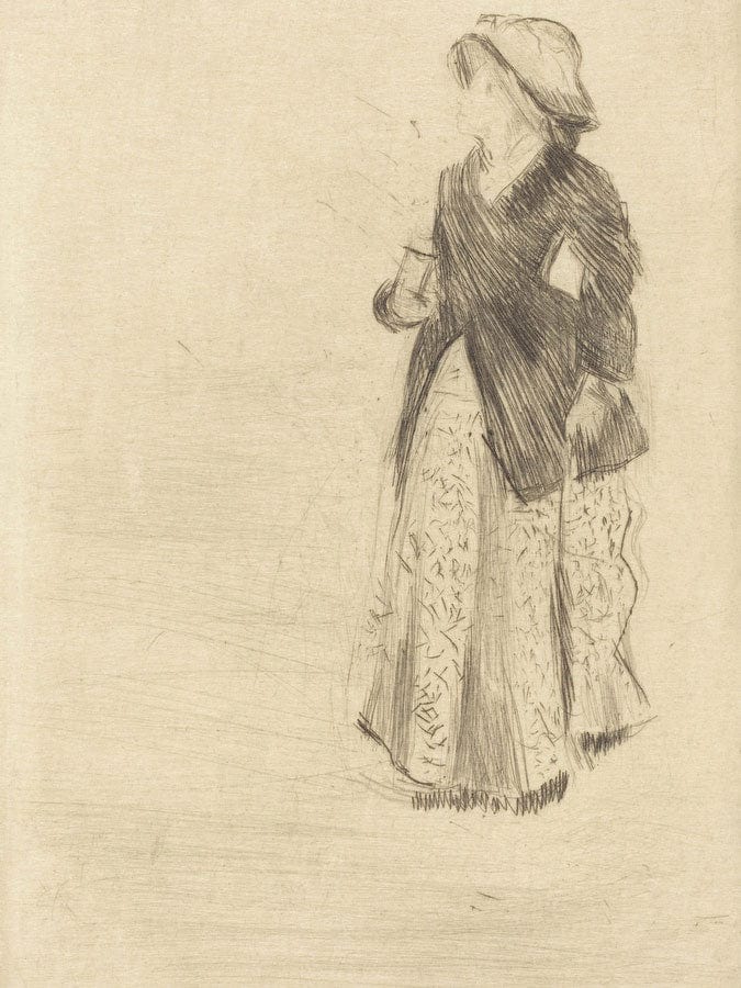 The Actress Ellen Andree By Edgar Degas Fine Art Print