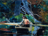 The Adirondacks Guide By Winslow Homer Fine Art Print