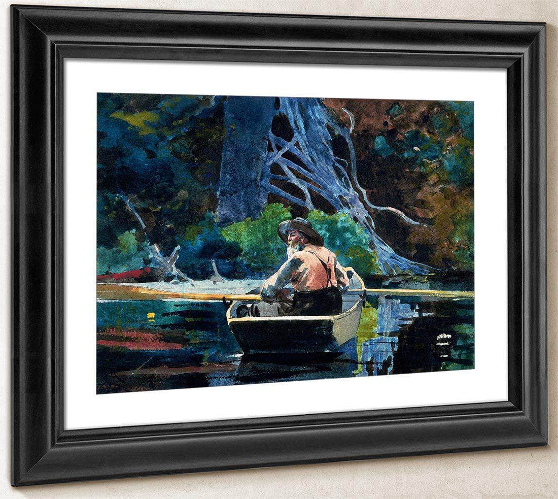 The Adirondacks Guide By Winslow Homer Fine Art Print