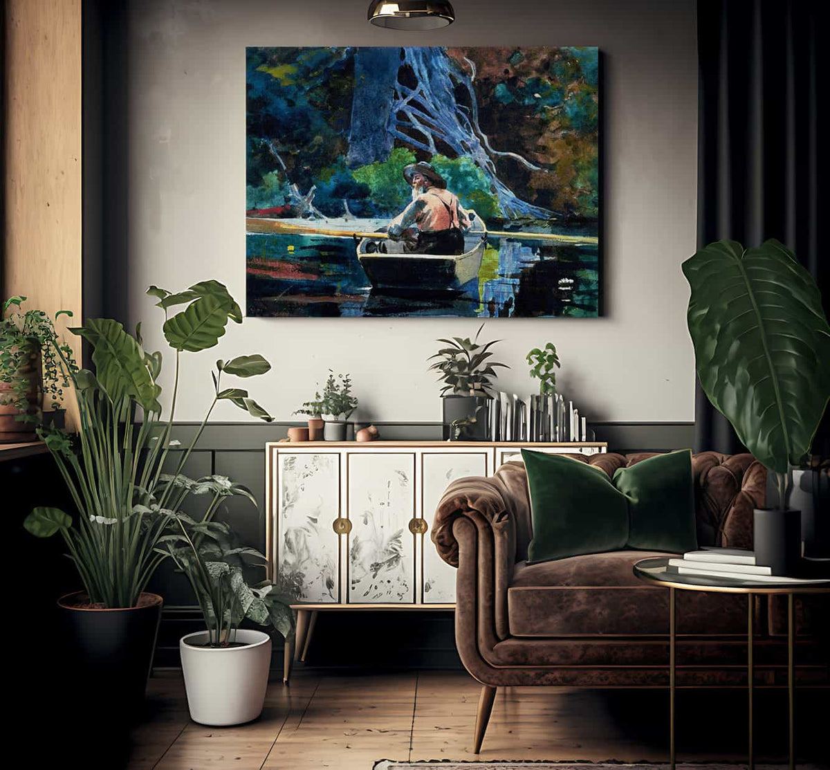 The Adirondacks Guide By Winslow Homer Fine Art Print