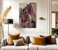 The Admirable Outlaw By NC Wyeth Fine Art Print