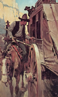 The Admirable Outlaw By NC Wyeth Fine Art Print