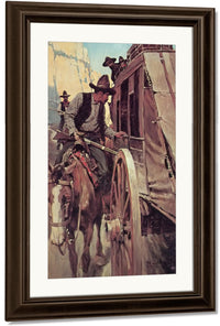 The Admirable Outlaw By NC Wyeth Fine Art Print