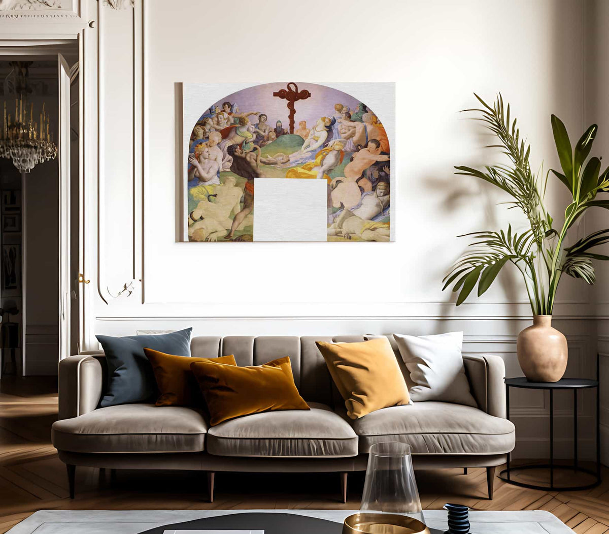 The Adoration Of The Bronze Snake 1540 1545 104X81Cm Palazzo Vecchio Museum By Agnolo Bronzino Fine Art Print