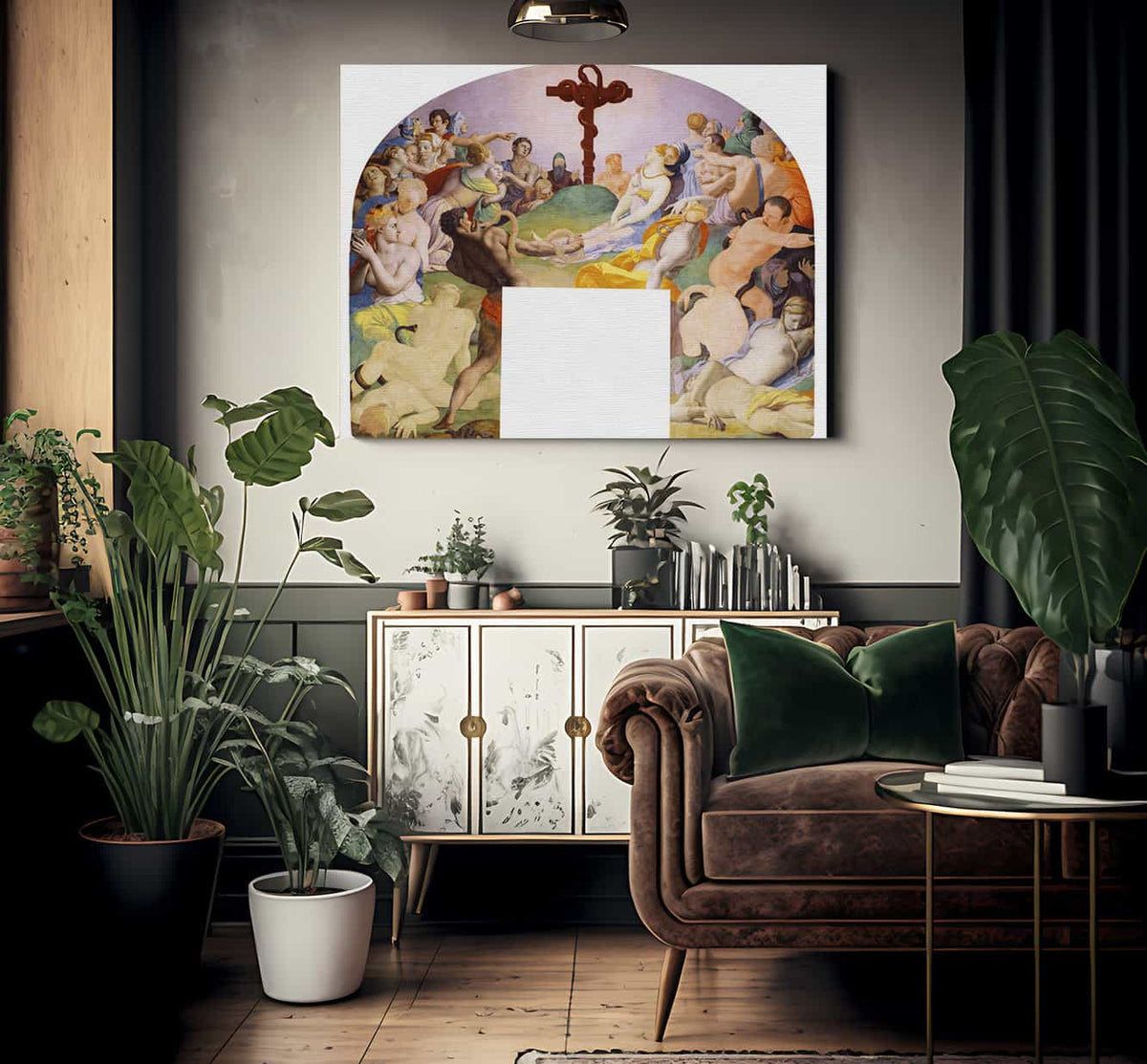 The Adoration Of The Bronze Snake 1540 1545 104X81Cm Palazzo Vecchio Museum By Agnolo Bronzino Fine Art Print