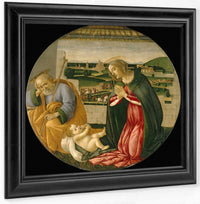 The Adoration Of The Child By Sandro Botticelli Fine Art Print