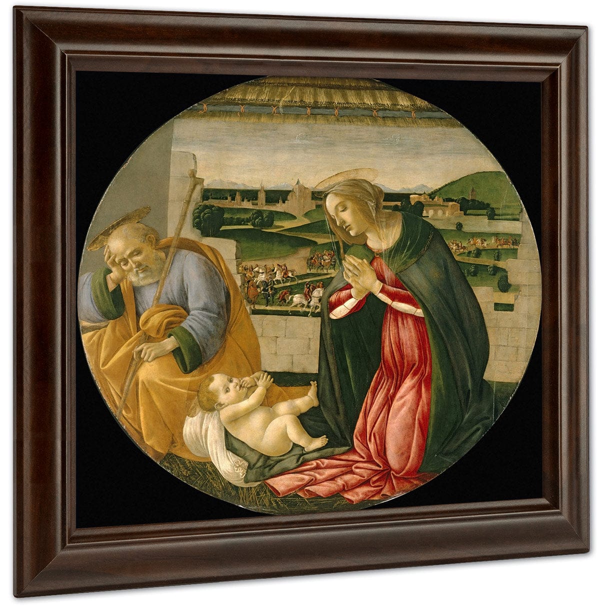 The Adoration Of The Child By Sandro Botticelli Fine Art Print