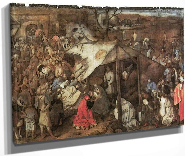 The Adoration Of The Kings Between 1556 And 1562 By Pieter Bruegel Fine Art Print