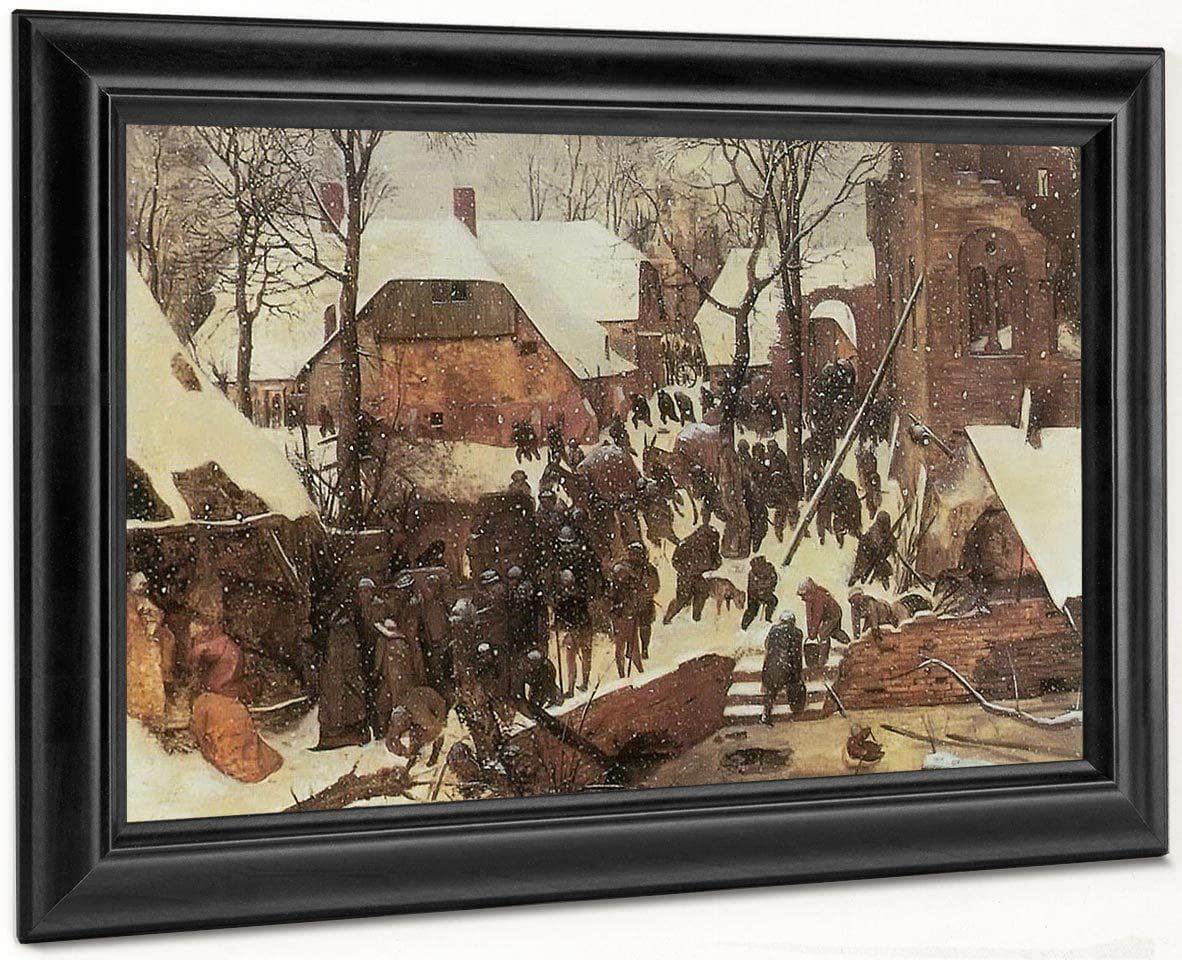 The Adoration Of The Kings In The Snow 1567 By Pieter Bruegel Fine Art Print