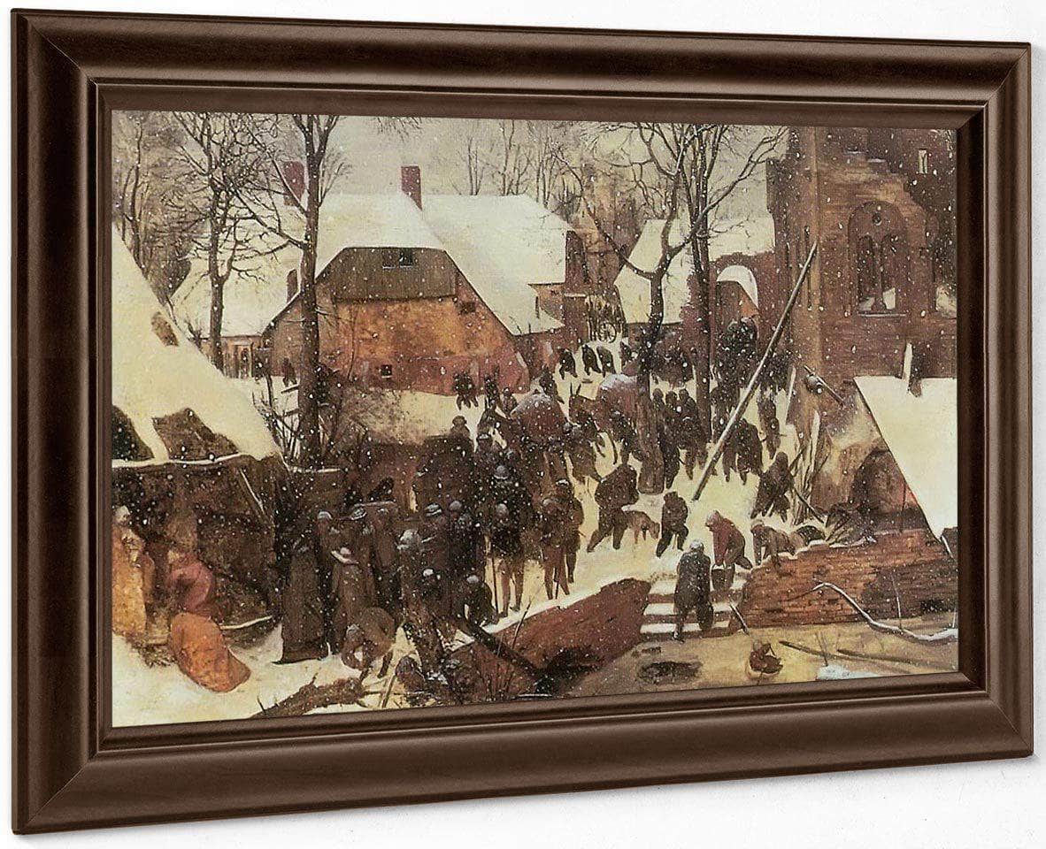 The Adoration Of The Kings In The Snow 1567 By Pieter Bruegel Fine Art Print