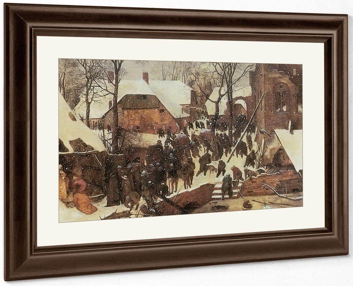 The Adoration Of The Kings In The Snow 1567 By Pieter Bruegel Fine Art Print