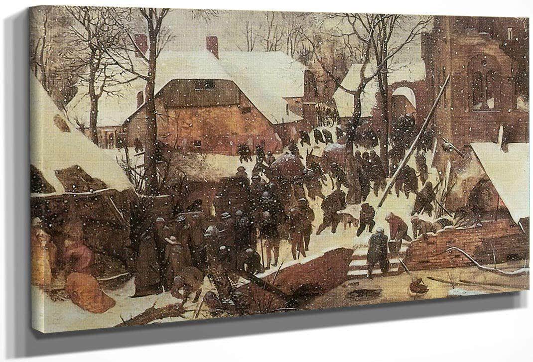 The Adoration Of The Kings In The Snow 1567 By Pieter Bruegel Fine Art Print