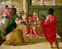 The Adoration Of The Magi By El Greco Fine Art Print