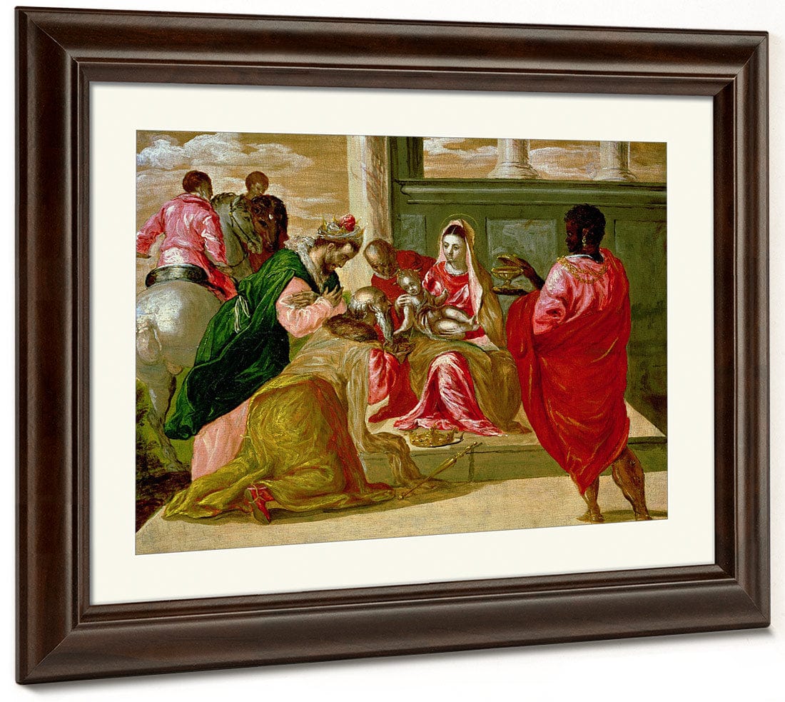 The Adoration Of The Magi By El Greco Fine Art Print