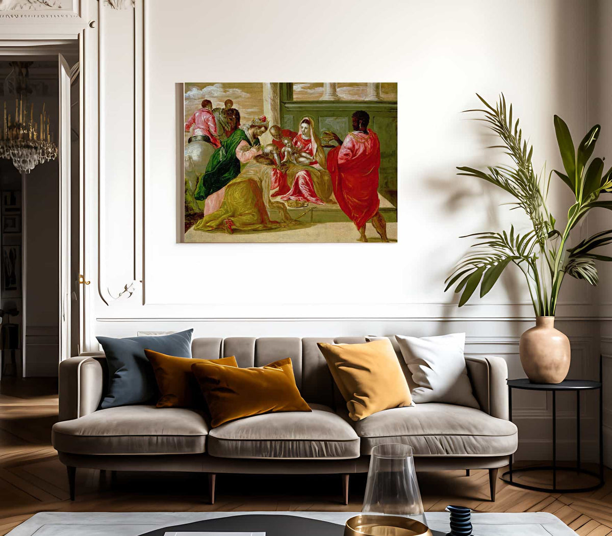 The Adoration Of The Magi By El Greco Fine Art Print