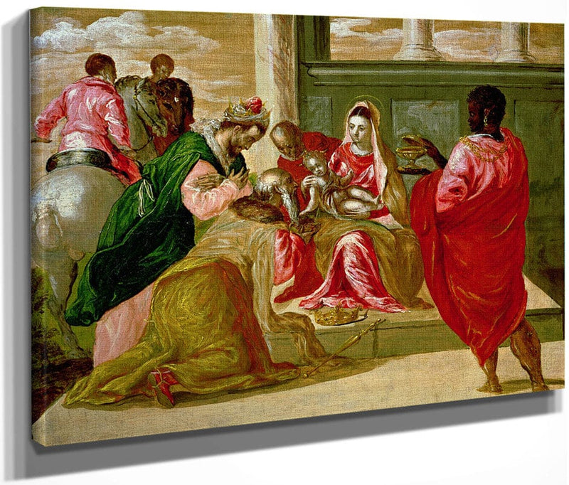 The Adoration Of The Magi By El Greco Fine Art Print