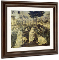 The Adoration Of The Magi By Leonardo Da Vinci Fine Art Print